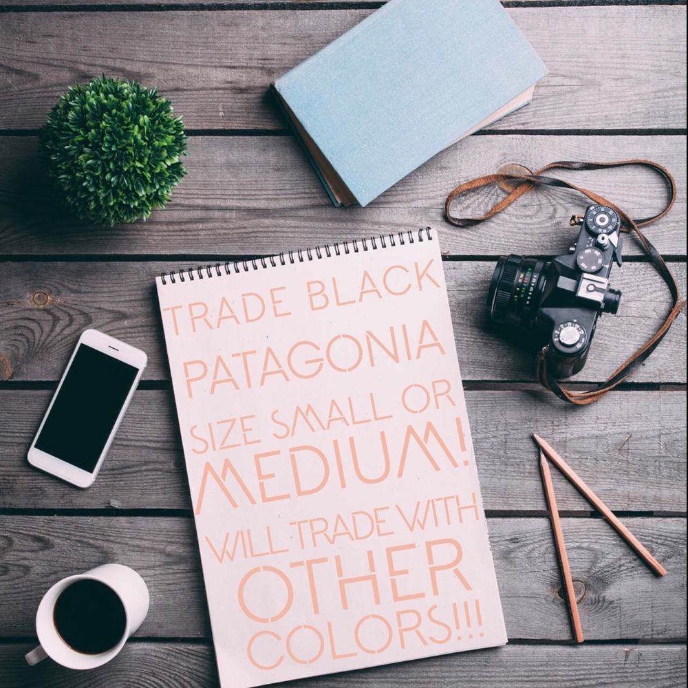 Trading black patagonia! ❤️❄️🌬